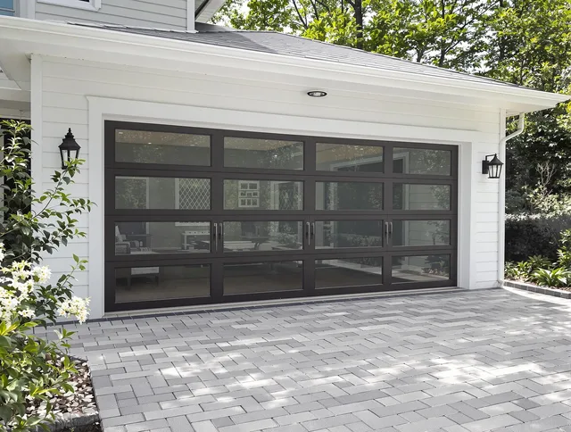 Ridgefield Garage Door Repair design specialist presenting custom garage door options to Ridgefield homeowner