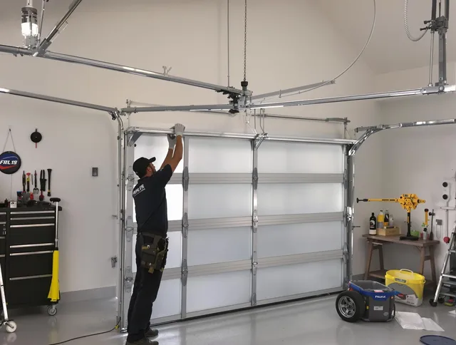 Ridgefield Garage Door Repair certified team performing precision garage door installation in Ridgefield