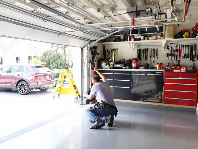 Local garage door repair service by Ridgefield Garage Door Repair in Ridgefield