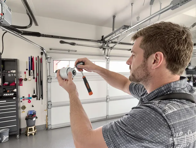 Garage door opener repair service by Ridgefield Garage Door Repair in Ridgefield